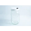 1 Liter Ball Jar with injection port and Air Filter
