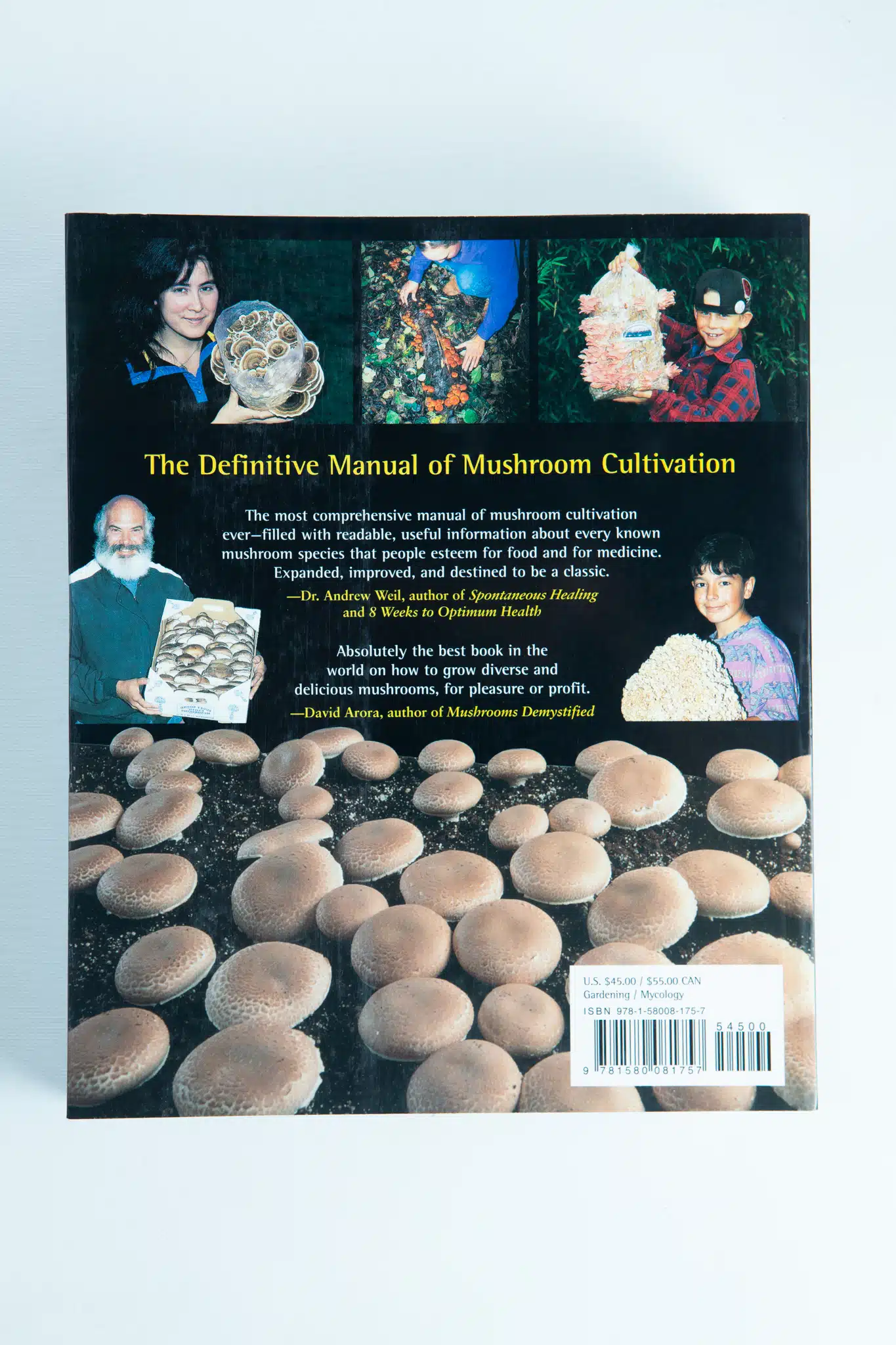 Growing Gourmet And Medicinal Mushrooms Back View