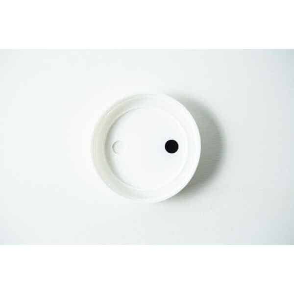 Mycology premade Wide Mouth Mason Jar Lid white with inj port and air filter upside down