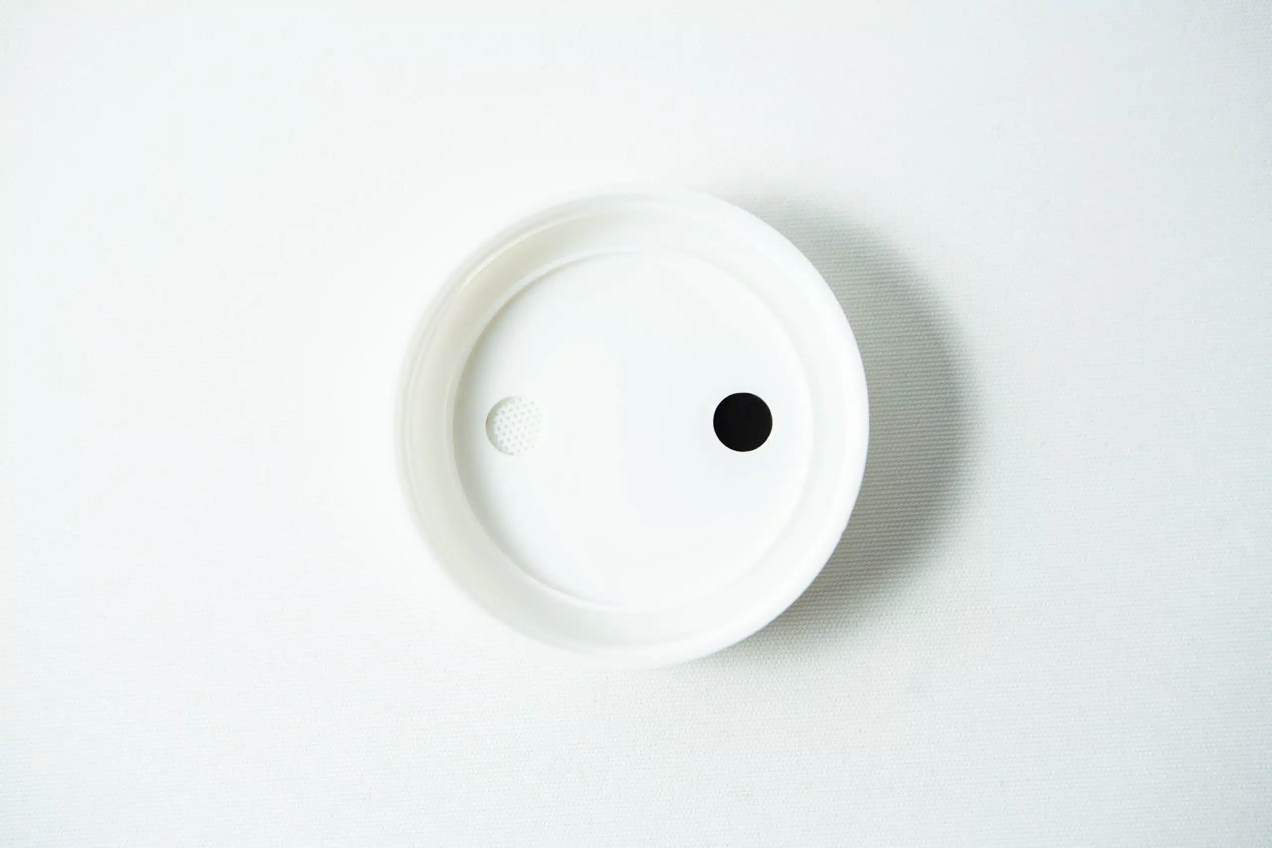 Mycology premade Wide Mouth Mason Jar Lids white with inj port and air filter 3 Mycology premade Wide Mouth Mason Jar Lid white with inj port and air filter upside down