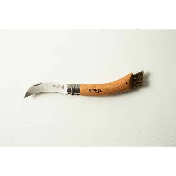 Opinel No 8 Folding Mushroom Knife – Beech Handle – Stainless Steel