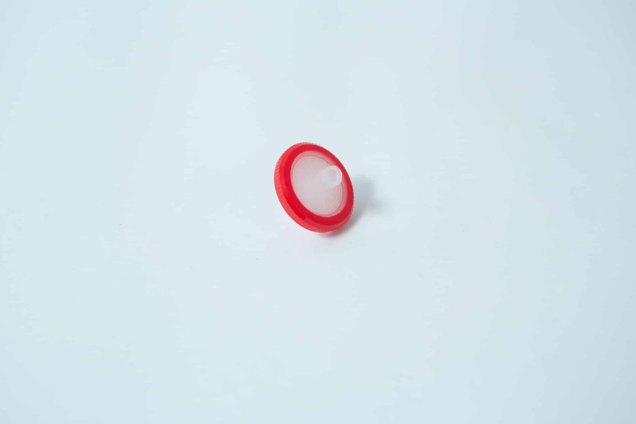 Rubber Self Healing Injection port and Syringe Filter PTFE for Mycology 3 Rubber Syringe Filter