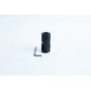 Angle grinder Log drill bit adapter stand front view 1