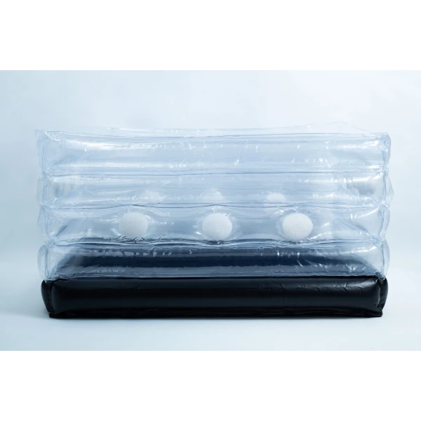 Inflatable Monotub for Growing Mushrooms filters side view