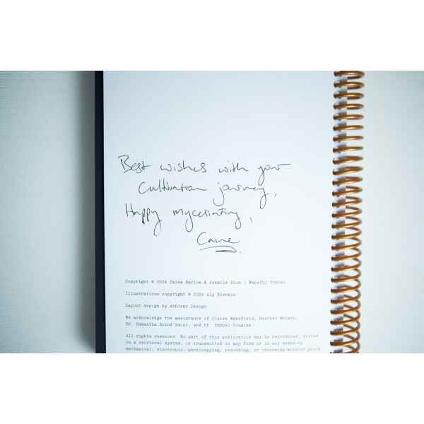 Wakeful mushroom journal by Australian Mycologist Caine Barlow