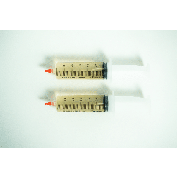 2x50 ml syringes